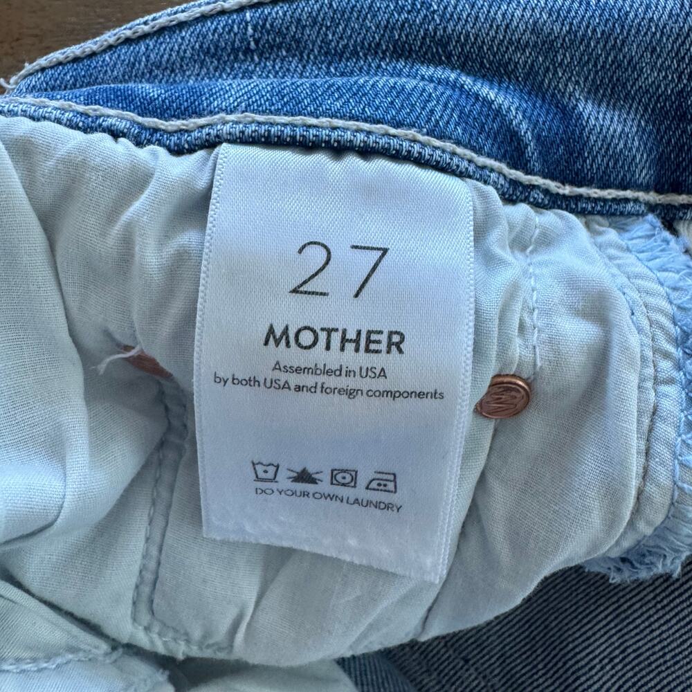 Mother The Insider Crop Step Fray Jeans - Size 27 - Picture 4 of 11